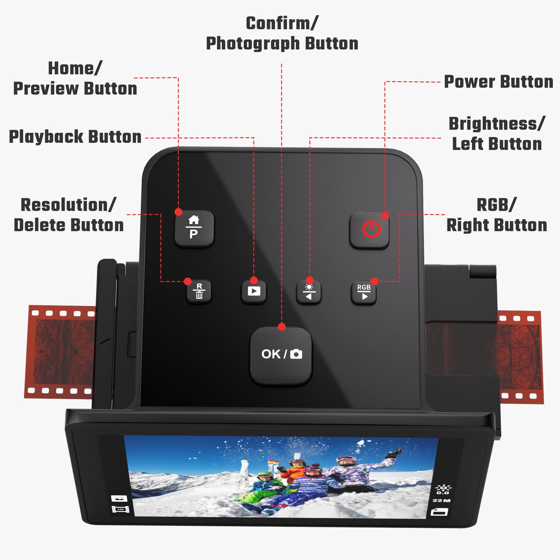 Digitnow Film to Digital Converter – 8mm Film Slide Scanner
