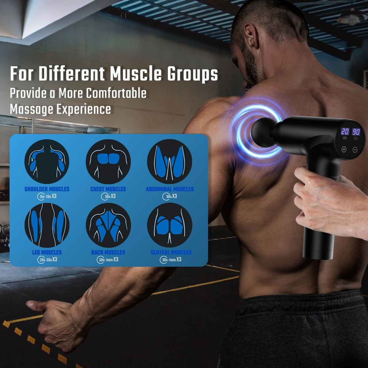 Digitnow Massage Gun for Sale – 20-Speed Body Massager with USB-C Charging