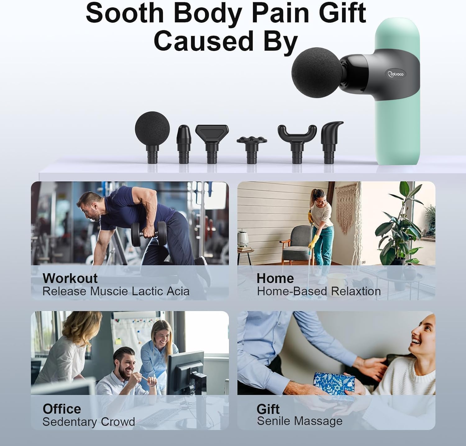 Digitnow Massage Gun on Sale – Silicone Muscle Massage Gun for Sweaty Hands