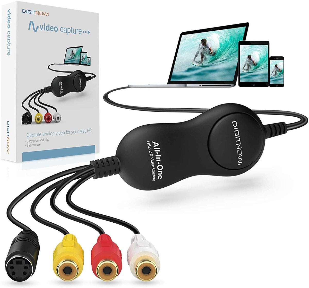 Digitnow VHS To Digital Converter – USB Video Grabber