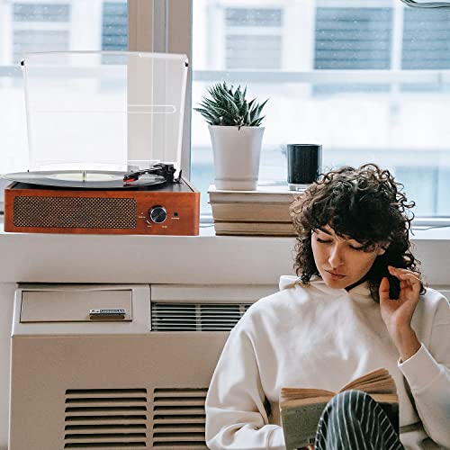 Digitnow Record Player – Vinyl Player with Bluetooth Speakers Orange