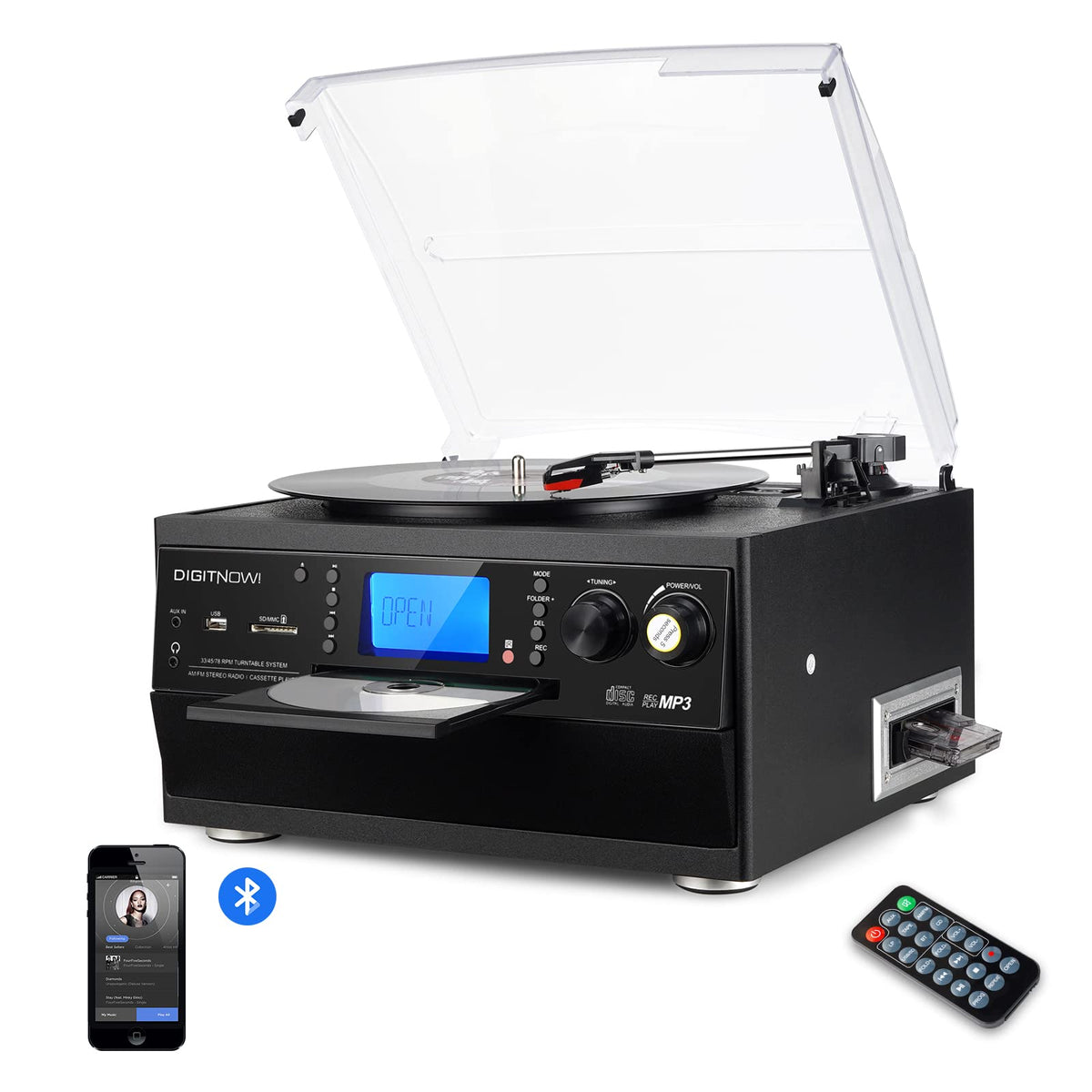 The Benefits of Owning a DIGITNOW Bluetooth Record Player