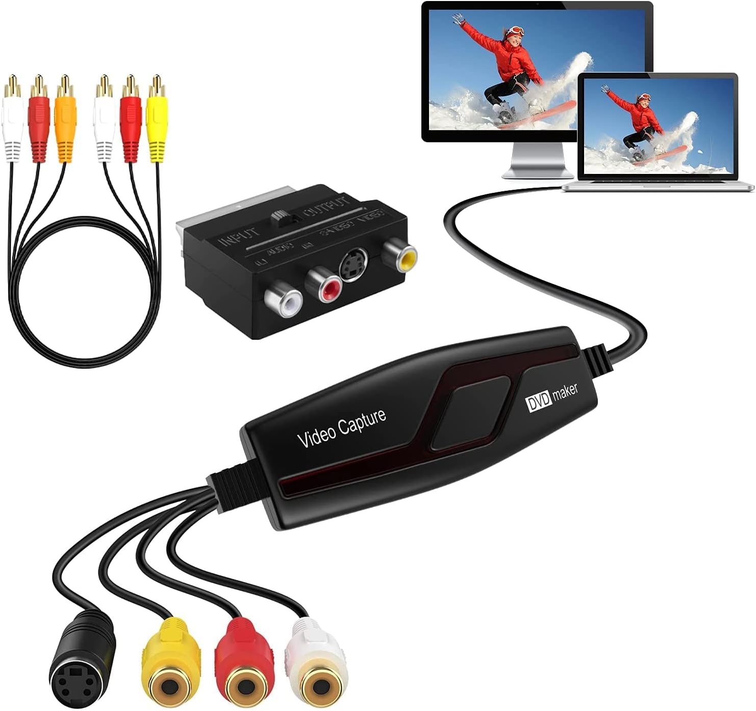 Digitnow VHS To Digital Converter – USB Video Grabber For PC Users