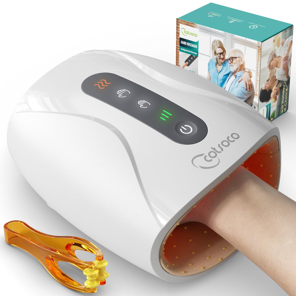 cotsoco Hand Massager with Heat and Compression Birthday Gifts for Women