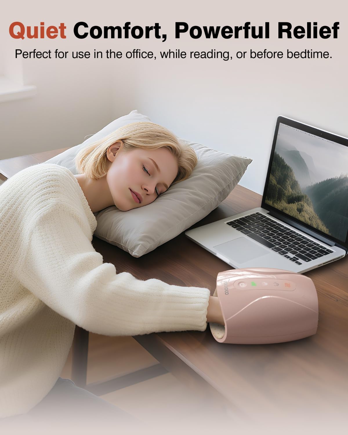 cotsoco Hand Massager with Heat and Compression Birthday Gifts for Women