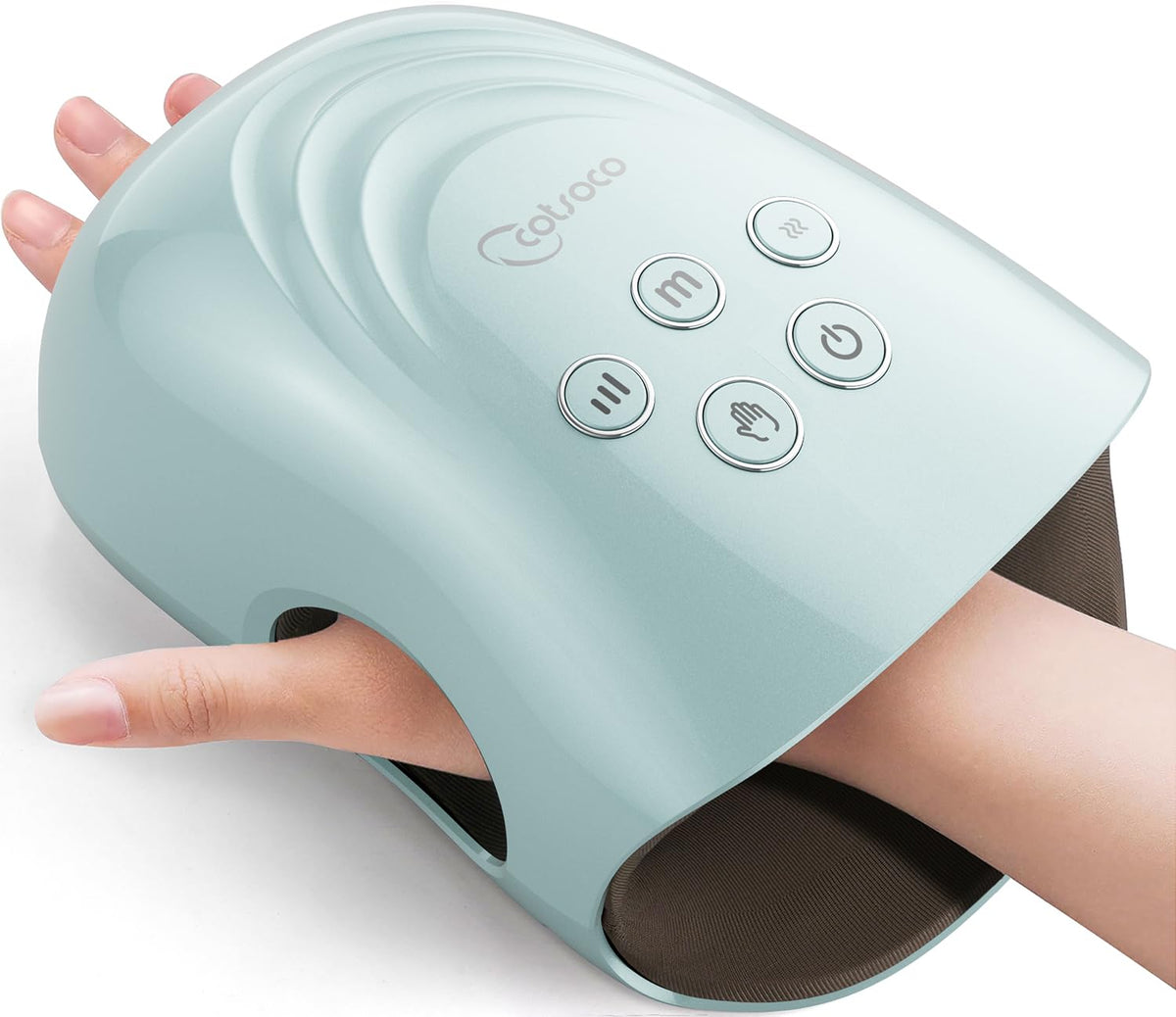 cotsoco Upgraded Hand Massager with Heat & Compression for Carpal Tunnel