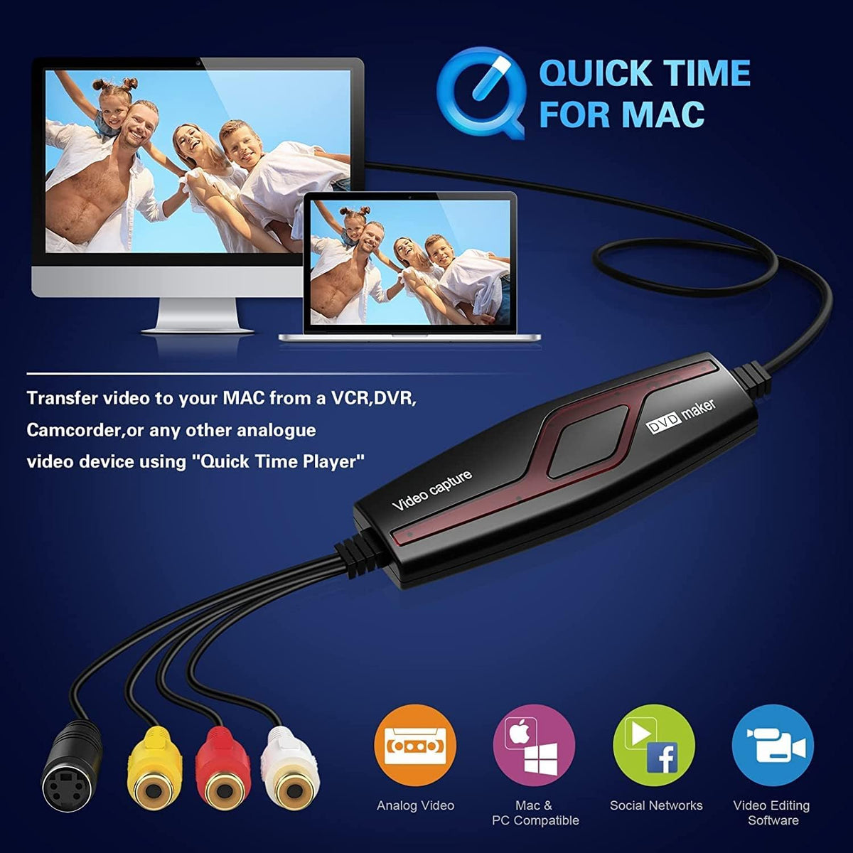 Digitnow VHS To Digital Converter – USB Video Grabber For PC Users