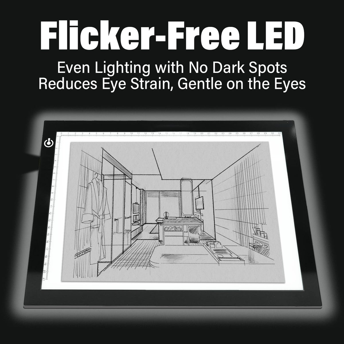 A4 Light Box for Tracing – Ultra-Thin LED Light Table with Adjustable Brightness, USB Powered Light Board for Kids, Artists, Tattoo Transfer, Drawing, Sketching, Stenciling & Art Projects