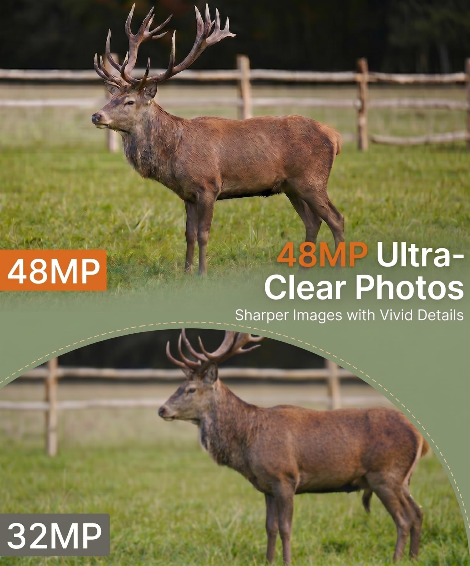 Digitgarden WiFi Trail Camera 4K 48MP, Night Vision Game Camera for Wildlife Hunting, 0.1s Trigger IP66 Waterproof (32GB Card Included)