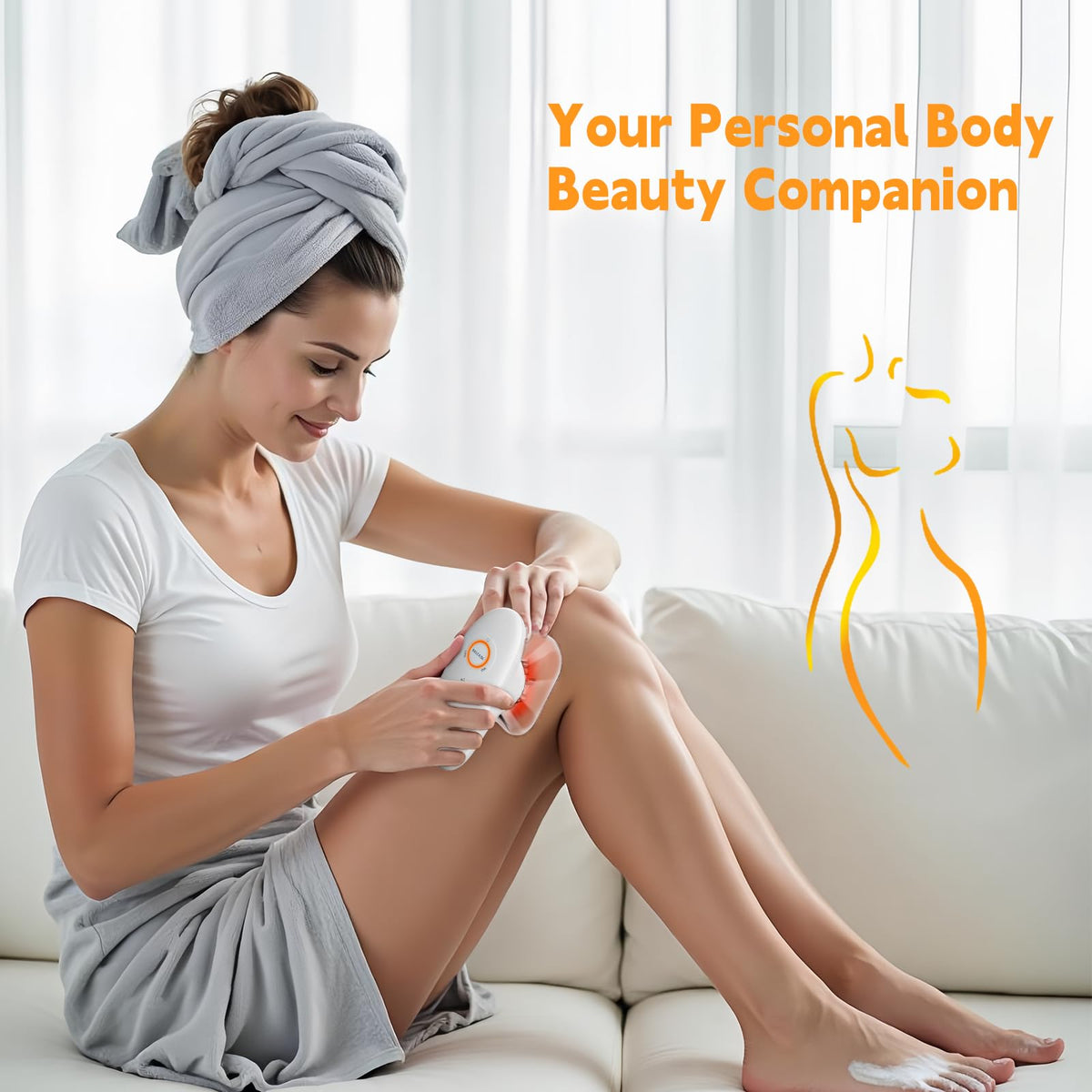 cotsoco 3-in-1 Body Sculpting Machine - Cellulite Remover Massager for Stomach, Arms, Legs, Lymph Drainage Massage & Skin Firm Tool at Home for Women