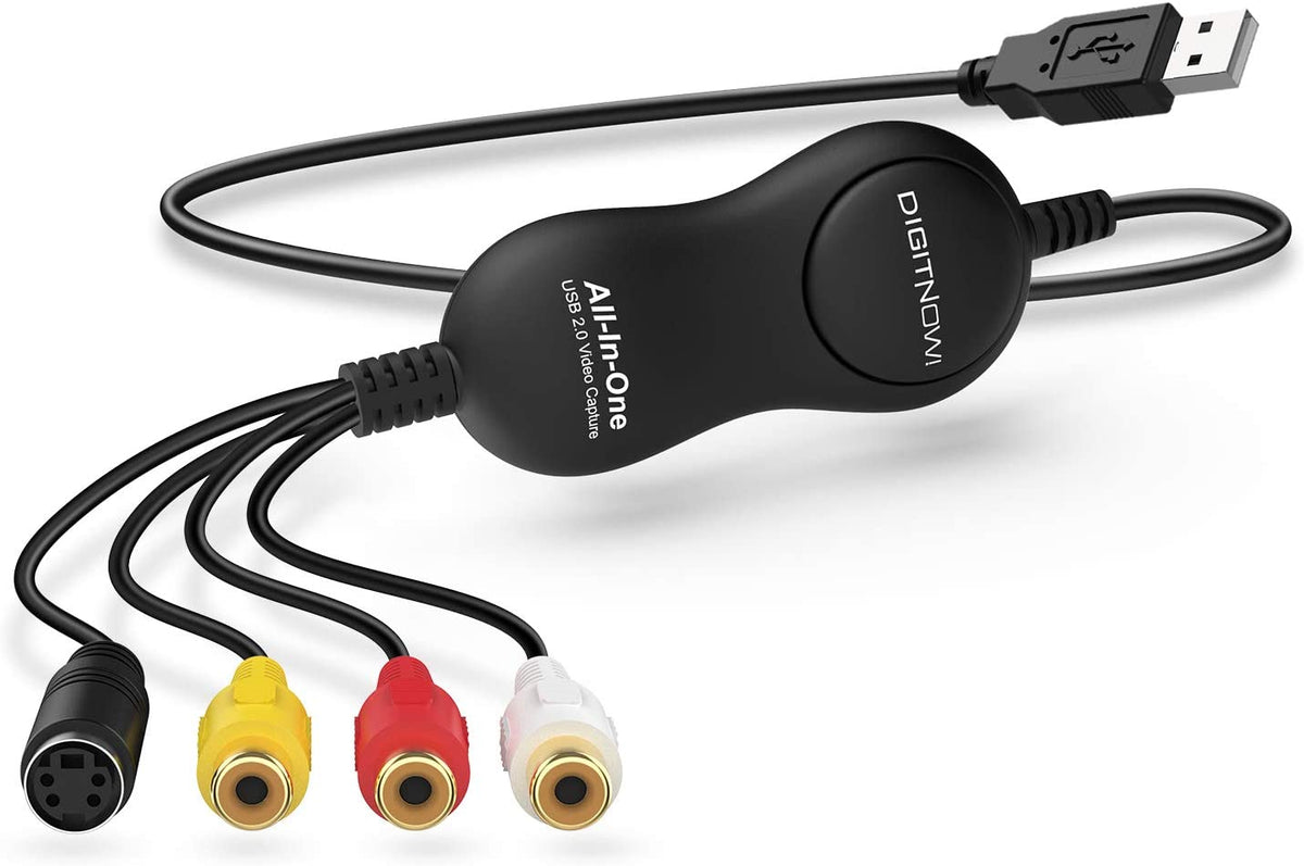Digitnow VHS To Digital Converter – USB Video Grabber