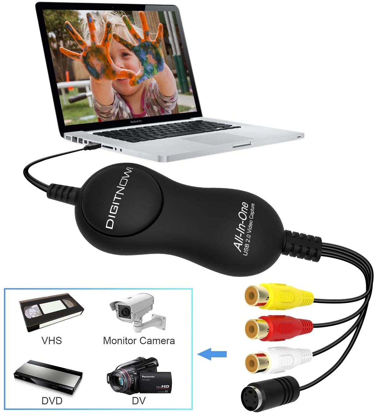 Digitnow VHS To Digital Converter – USB Video Grabber