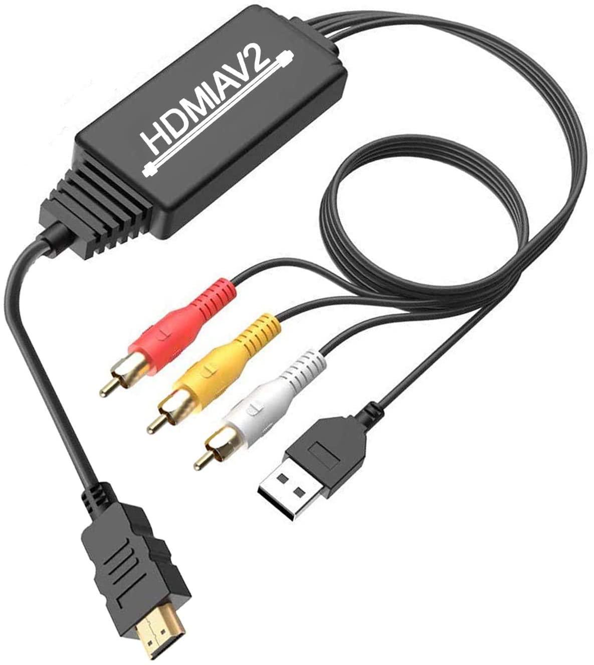 Digitnow VHS To Digital Converter – RCA Cable Adapter For TV/AV Use